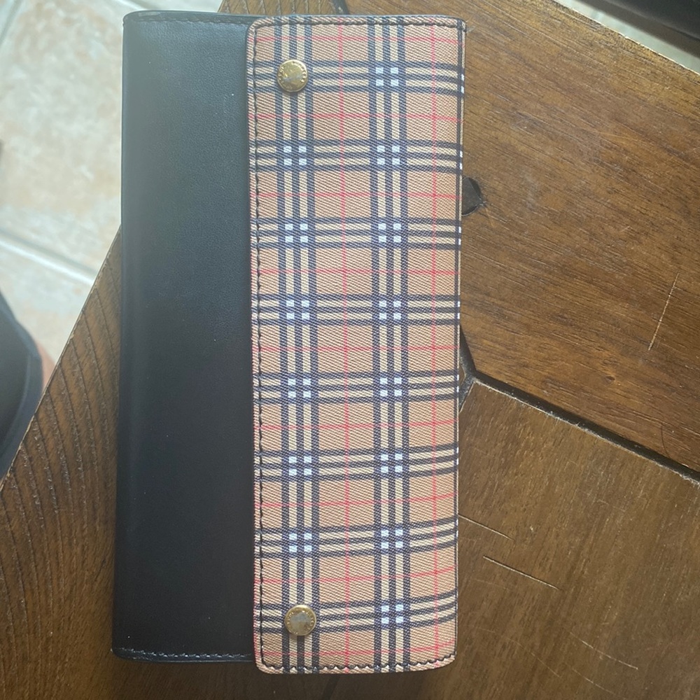 Authentic Burberry Long Wallet
